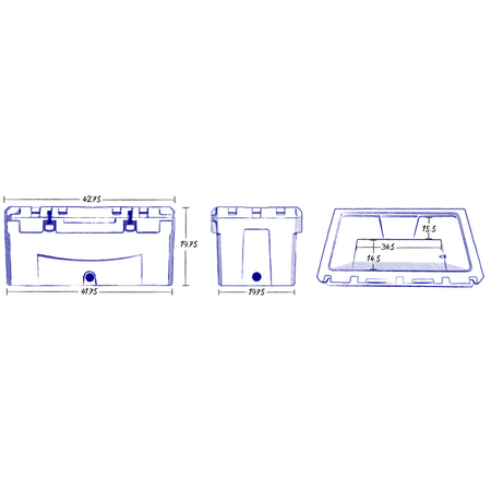 Canyon Coolers Cooler, Navigator 150 White Diamond N150WM